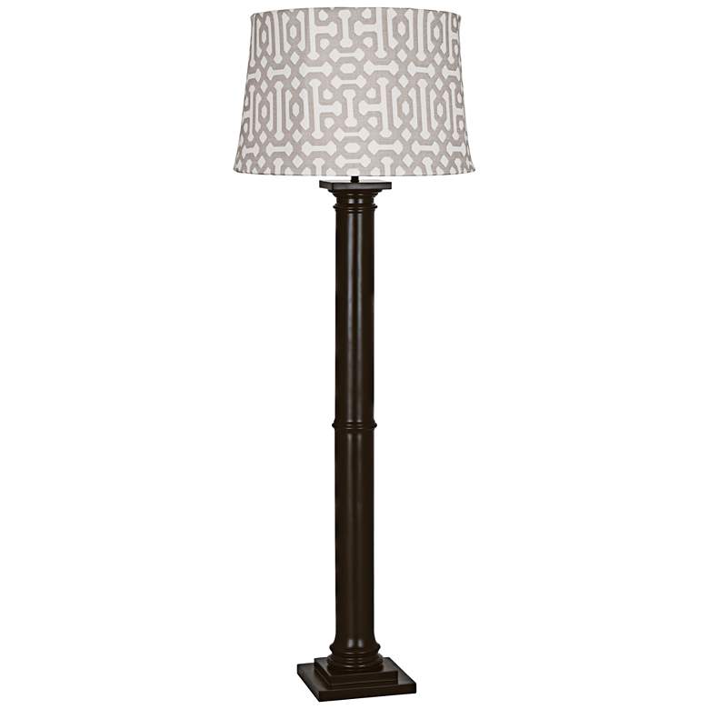 Image 1 Robert Abbey Phoebe Al Fresco Java Outdoor Floor Lamp Gray