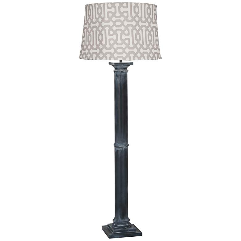 Image 1 Robert Abbey Phoebe Al Fresco Outdoor Floor Lamp in Gray