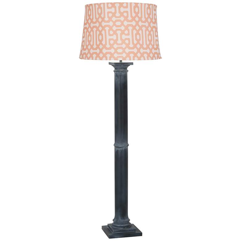 Image 1 Robert Abbey Phoebe Al Fresco Outdoor Floor Lamp Orange