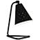 Robert Abbey Pierce 22" Piano Black Gloss Metal Desk Lamp