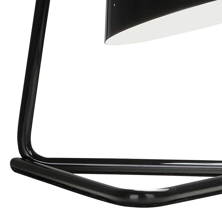 Image 4 Robert Abbey Pierce 22" Piano Black Gloss Metal Desk Lamp more views