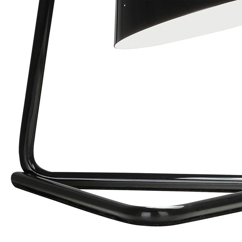 Image 4 Robert Abbey Pierce 22 inch Piano Black Gloss Metal Desk Lamp more views