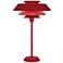 Robert Abbey Pierce 26 1/2" Ruby Red Gloss Modern Table Lamp