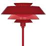 3_Robert Abbey Pierce 26 1/2" Ruby Red Gloss Modern Table Lamp more views