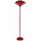 Robert Abbey Pierce 60 1/2" High Modern Robin Red Floor Lamp
