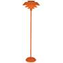 Robert Abbey Pierce 60 1/2" High Modern Tangerine Orange Floor Lamp