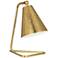 Robert Abbey Pierce Brass Metal Desk Lamp