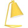 Robert Abbey Pierce Canary Yellow Gloss Metal Desk Lamp