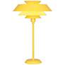 Robert Abbey Pierce Canary Yellow Gloss Metal Table Lamp