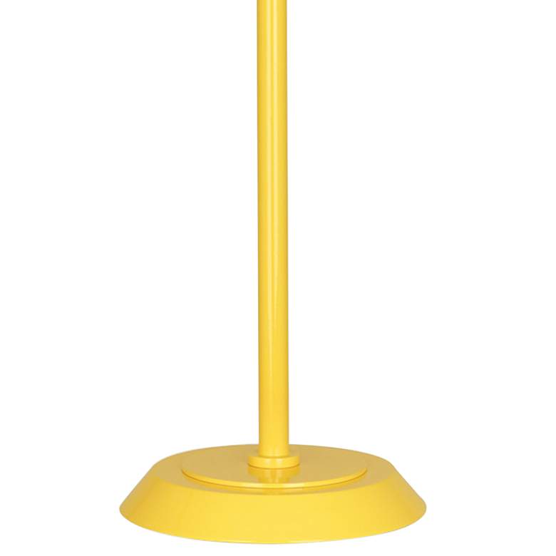 Image 3 Robert Abbey Pierce Canary Yellow Gloss Metal Table Lamp more views