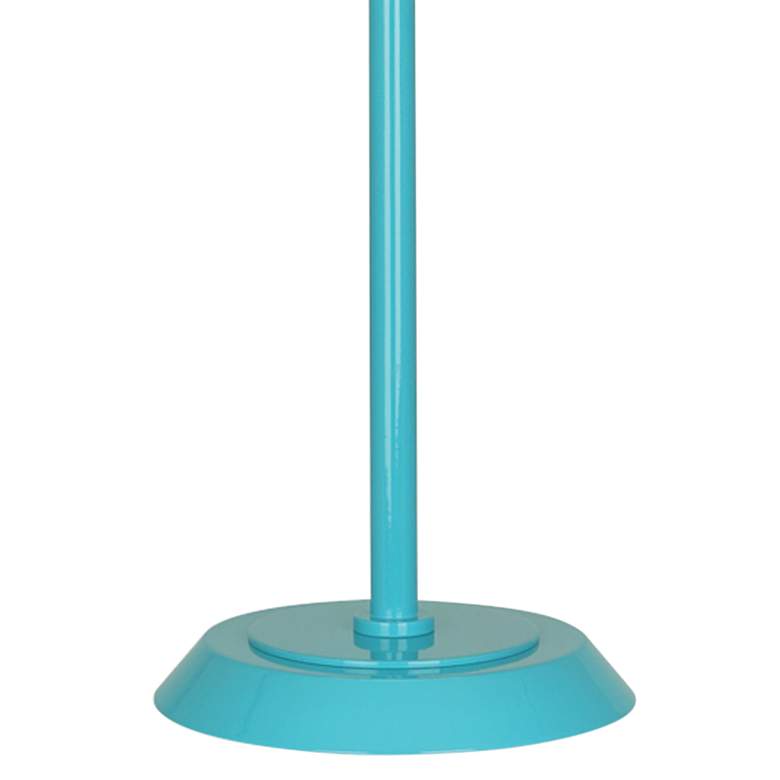 Image 3 Robert Abbey Pierce Egg Blue Gloss Metal Table Lamp more views