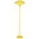 Robert Abbey Pierce Floor Lamp 60.5" painted metal canary yellow