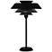 Robert Abbey Pierce Piano Black Gloss Buffet Table Lamp