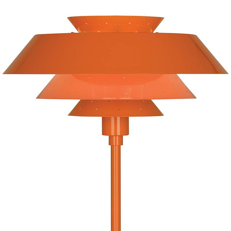 Image 3 Robert Abbey Pierce Pumpkin Gloss Metal Buffet Table Lamp more views