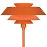 Robert Abbey Pierce Pumpkin Gloss Metal Buffet Table Lamp