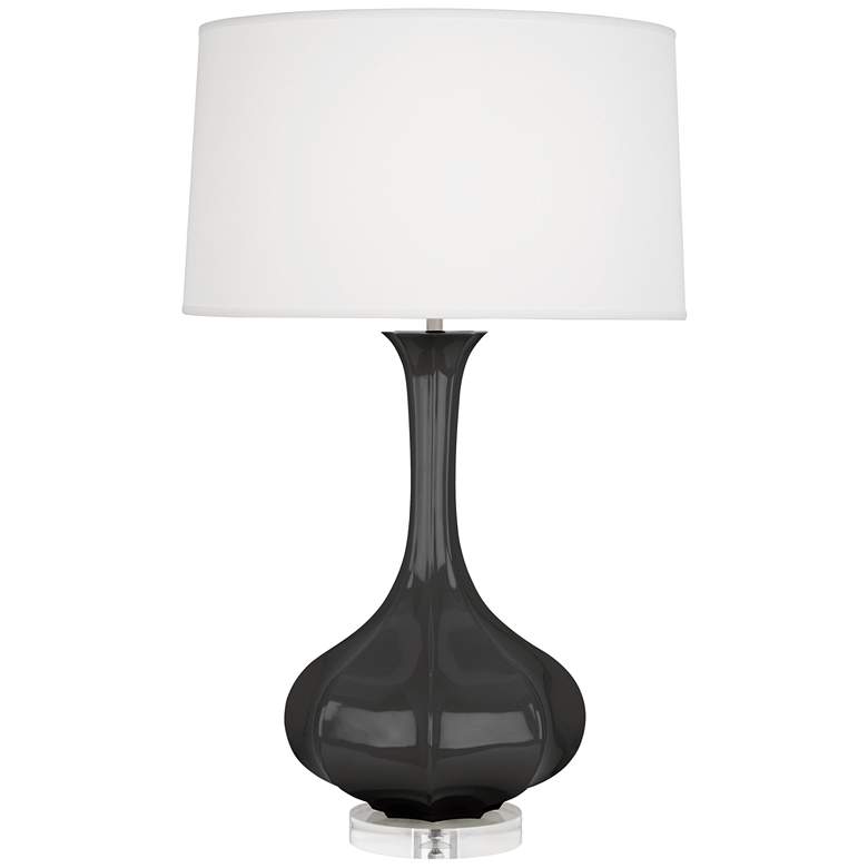 Image 1 Robert Abbey Pike 32 3/4" Ash Black Modern Vase Ceramic Table Lamp