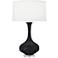 Robert Abbey Pike 32 3/4" Matte Obsidian Black Ceramic Table Lamp