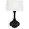 Robert Abbey Pike 32 3/4" Modern Obsidian Black Ceramic Table Lamp