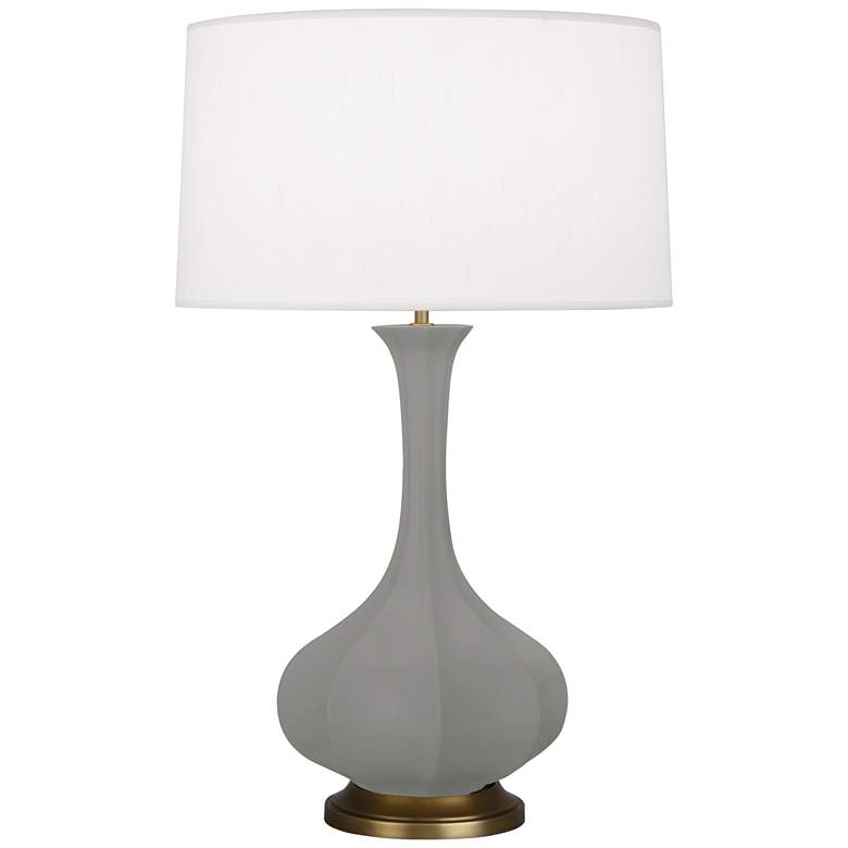 Image 1 Robert Abbey Pike 32" Matte Smoky Taupe Table Lamp