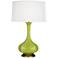 Robert Abbey Pike Apple Ceramic and Brass Table Lamp