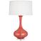 Robert Abbey Pike Melon and Clear Acrylic Table Lamp