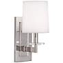 Robert Abbey Polished Nickel Alice Plug-In Wall Sconce