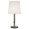 Robert Abbey Polished Nickel with Fondine Shade Table Lamp