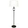 Robert Abbey Polly Deep Patina Bronze Metal Stem Floor Lamp