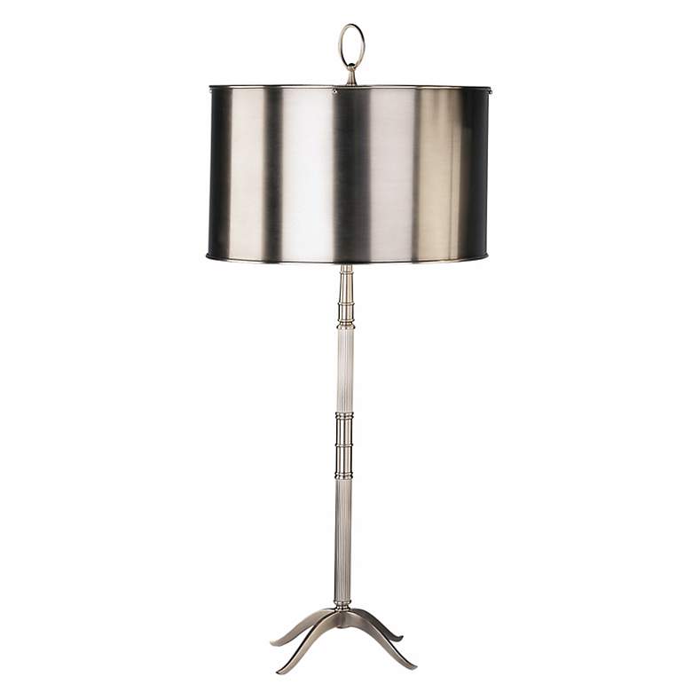 Image 1 Robert Abbey Porter Nickel Table Lamp with Metal Shade