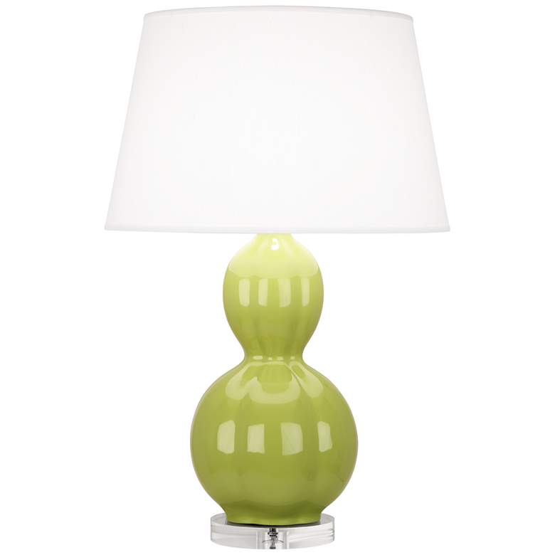 Image 1 Robert Abbey Randolph 30 3/4" Parrot Green Ceramic Table Lamp