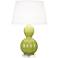 Robert Abbey Randolph 30 3/4" Parrot Green Ceramic Table Lamp
