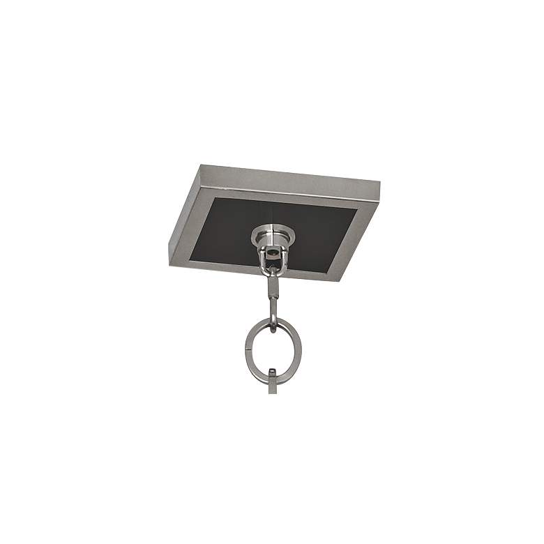 Image 3 Robert Abbey Ranger 17 1/2"W Black and Nickel Pendant Light more views