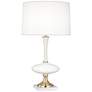 Robert Abbey Raquel 30 1/4" High White Glass Modern Table Lamp