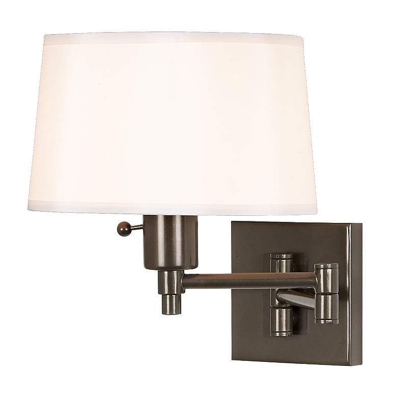 Image 5 Robert Abbey Real Simple 11" Bronze Finish Plug-In Swing Arm Wall Lamp more views