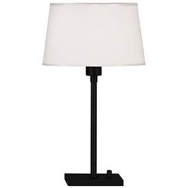 Image1 of Robert Abbey Real Simple 22 3/4" Modern Matte Black Table Lamp