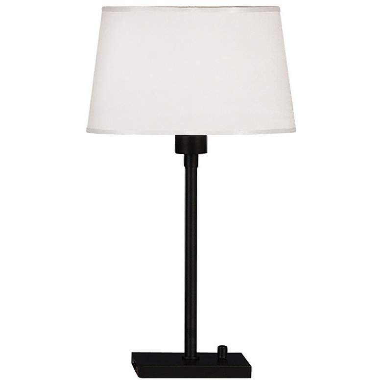 Image 1 Robert Abbey Real Simple 22 3/4" Modern Matte Black Table Lamp