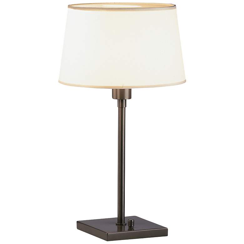 Image 1 Robert Abbey Real Simple 23" Parchment Shade and Bronze Table Lamp