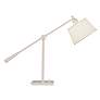 Robert Abbey Real Simple Adjustable Height White Finish Boom Arm Lamp in scene