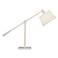 Robert Abbey Real Simple Adjustable Height White Finish Boom Arm Lamp