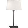 Robert Abbey Real Simple Table Lamp Gunmetal Finish Parchment Shade