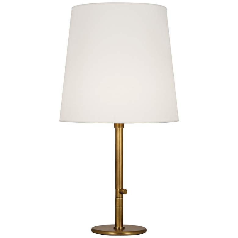 Image 1 Robert Abbey Rico Espinet Buster 35 1/4" High Aged Brass Table Lamp