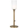 Robert Abbey Rico Espinet Nina Table Lamp 29" brass finish w/white gla