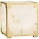 Robert Abbey Rubix Faux Alabaster LED Accent Table Lamp