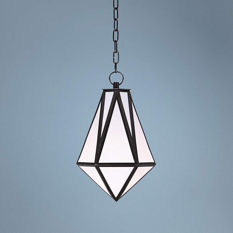 Image 1 Robert Abbey Satori Indoor Outdoor Bronze Pendant Light