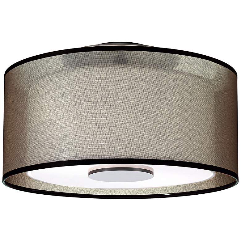 Image 2 Robert Abbey Saturnia 17 1/2" Wide Bronze Ceiling Light