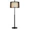 Robert Abbey Saturnia 63 3/4" High Modern Patina Bronze Floor Lamp