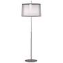3_Robert Abbey Saturnia 63 3/4" Modern Double Shade and Steel Floor Lamp