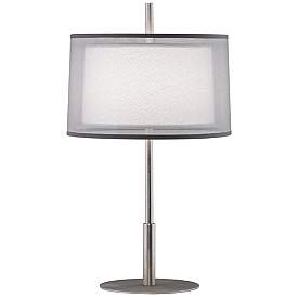 Image2 of Robert Abbey Saturnia Steel 22 3/4" High Table Lamp