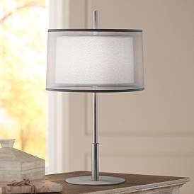 Image1 of Robert Abbey Saturnia Steel 22 3/4" High Table Lamp