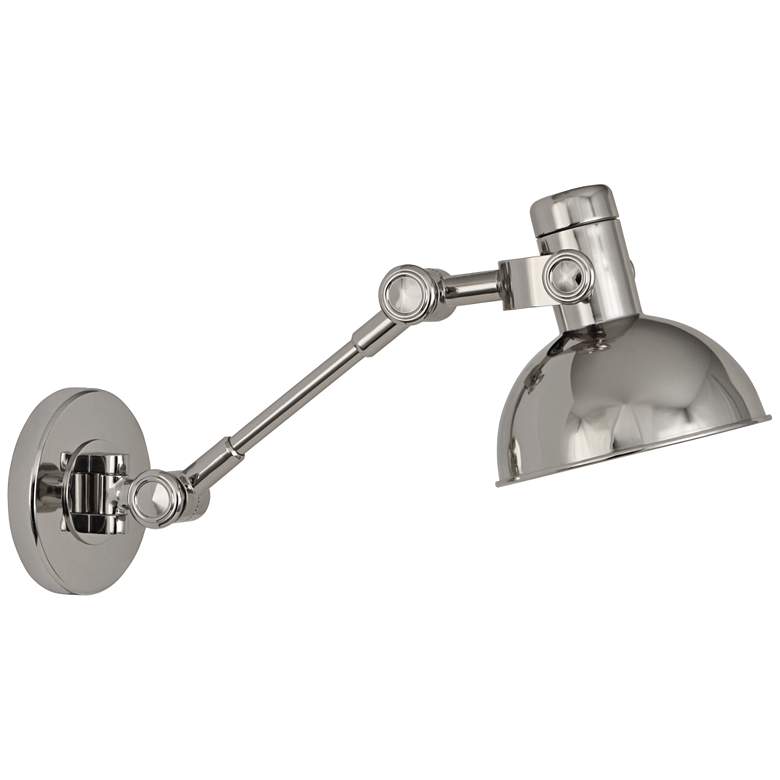 Image 1 Robert Abbey Scout Adjustable Polished Nickel Wall Sconce